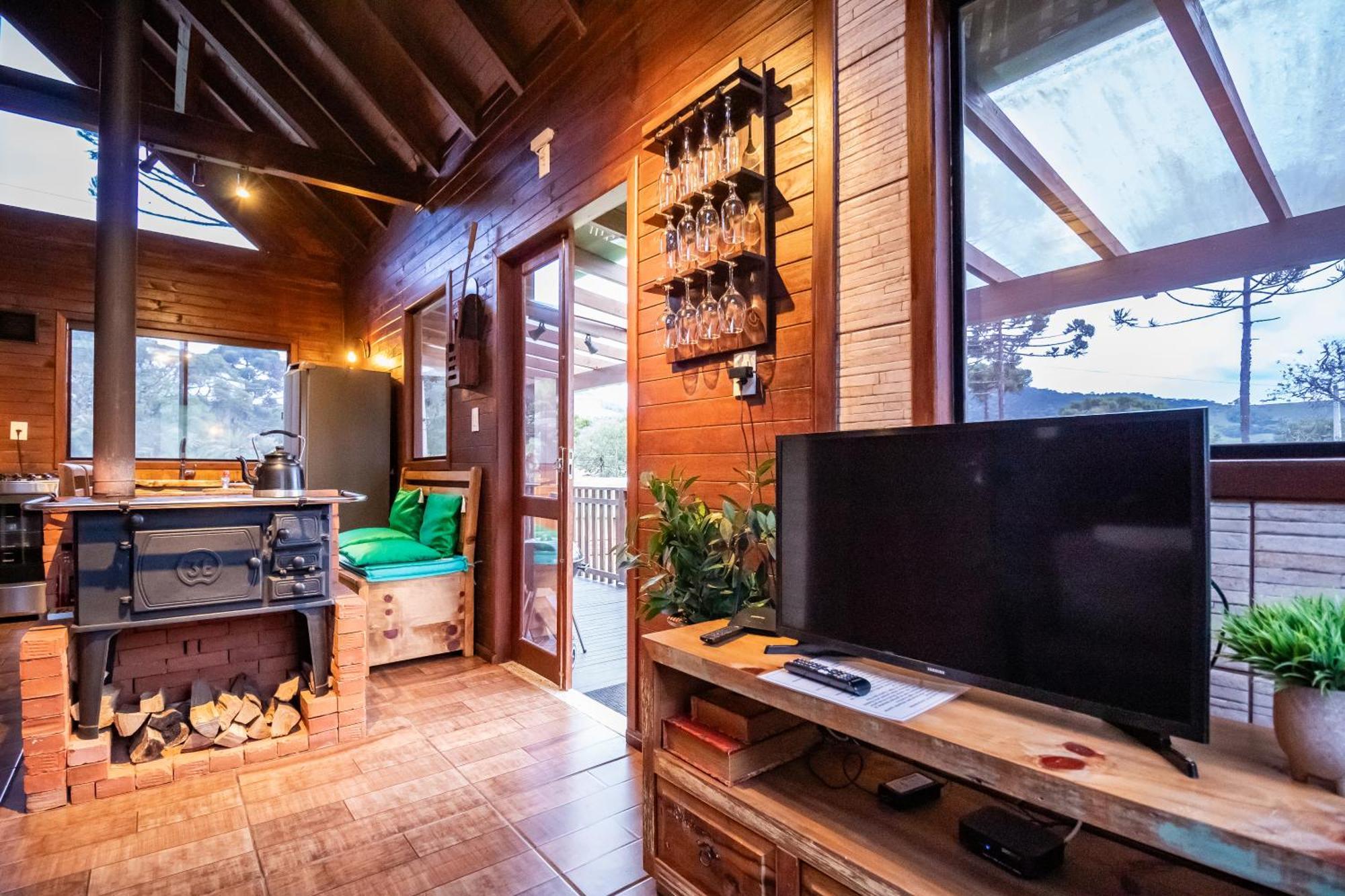 Casas Rainha Da Serra 01 E 02 Dorm Com Cozinha E Fogo De Chao Urubici Exterior foto